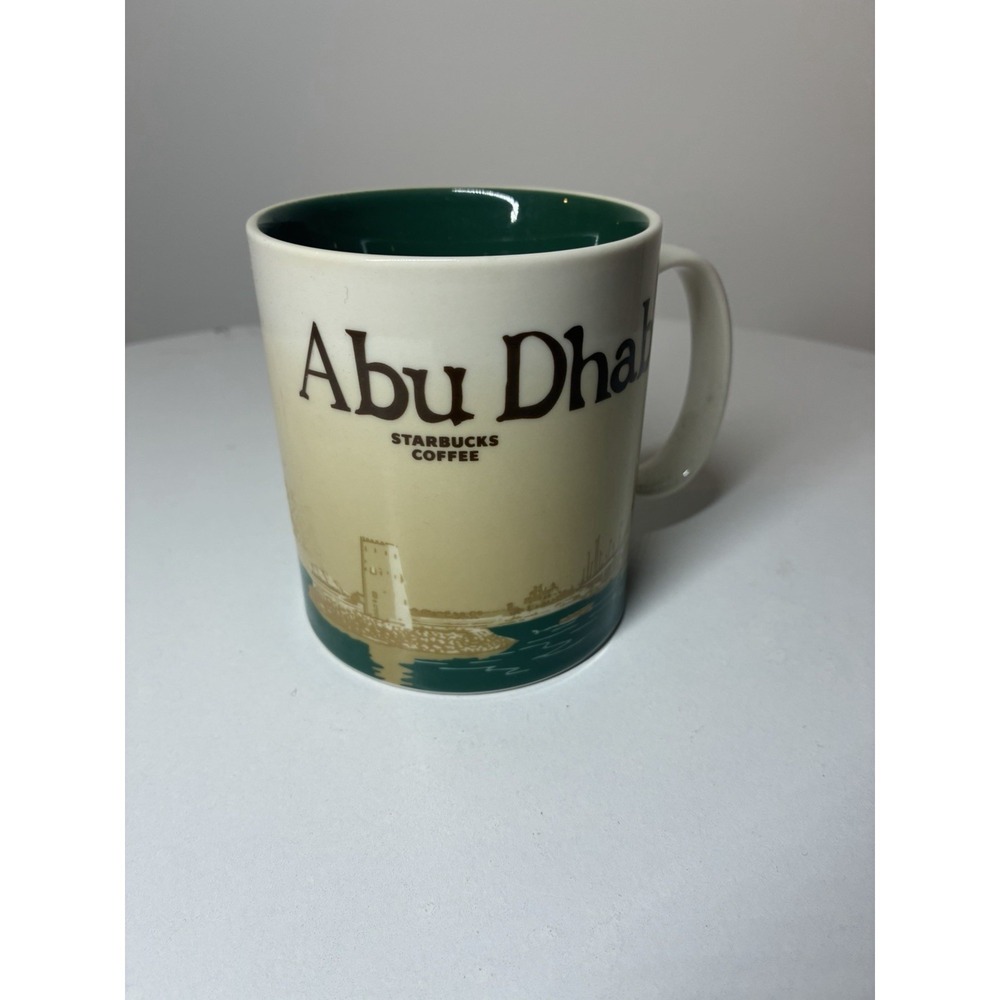 Abu Dhabi 2011 Starbucks Coffee‎ Mug Cup Collector Series Global Icon 16 oz